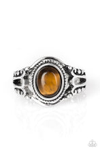 Load image into Gallery viewer, Peacefully Peaceful Brown Skinny Band Ring