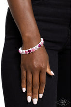 Load image into Gallery viewer, Sugar-Coated Sparkle Pink/White Bracelet #276
