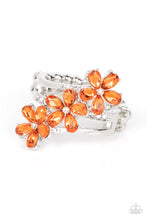 Load image into Gallery viewer, Posh Petals Orange Skinny Band Ring
