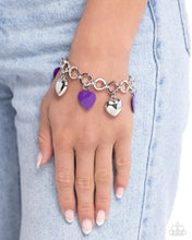 Load image into Gallery viewer, Whole Lotta Love Purple Bracelet