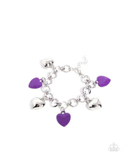 Load image into Gallery viewer, Whole Lotta Love Purple Bracelet