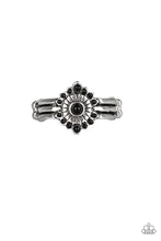 Load image into Gallery viewer, Rainbow Rivera Black Skinny Band Ring