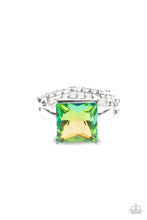 Load image into Gallery viewer, Ready For My Coronation Green Skinny Band Rings
