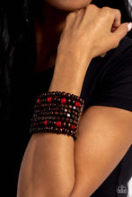 Load image into Gallery viewer, Tropical Time Zone Red Bracelet