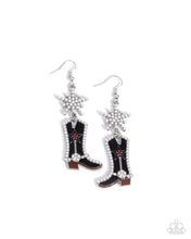 Load image into Gallery viewer, Compelling Cowboy Black Earrings