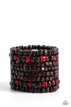 Load image into Gallery viewer, Tropical Time Zone Red Bracelet