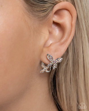 Adorably Aerial Orange Hoop Earrings