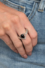 Load image into Gallery viewer, Remarkable Refinement Black Skinny Band Ring