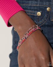 Load image into Gallery viewer, Serendipitous Strands Red Bracelet