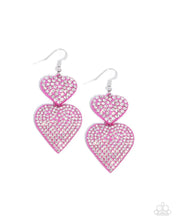 Load image into Gallery viewer, Never Enough Sparkle Pink Earrings