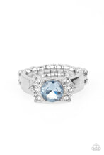 Load image into Gallery viewer, ROYAL Till The End Blue Skinny Band Ring