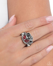 Load image into Gallery viewer, Rose Ranking Red Skinny Band Ring