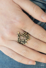 Load image into Gallery viewer, Secret Eden Brass Skinny Band Ring