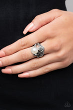 Load image into Gallery viewer, SELFIE-Made Millionaire Silver Skinny Band Ring