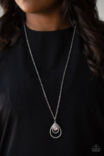 Load image into Gallery viewer, Teardrop Drama Pink Necklace