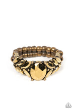 Load image into Gallery viewer, Smooth Smolder Brass Skinny Band Ring