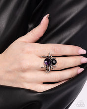 Load image into Gallery viewer, Spider Bite Purple Skinny Band Ring