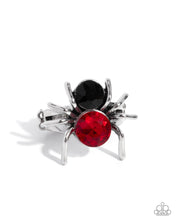 Load image into Gallery viewer, Spider Bite Red Skinny Band Ring
