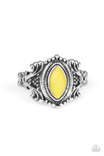 Load image into Gallery viewer, Tangy Texture Yellow Skinny Band Ring
