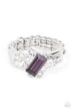 Load image into Gallery viewer, Tip The Balance Purple Skinny Band Ring