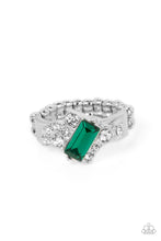 Load image into Gallery viewer, Tip the Balance Green Skinny Band Ring