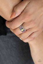 Load image into Gallery viewer, Totally Tangy Yellow Skinny Band Ring