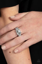 Load image into Gallery viewer, Treasured Twinkle White Skinny Band Ring