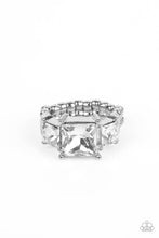 Load image into Gallery viewer, Treasured Twinkle White Skinny Band Ring
