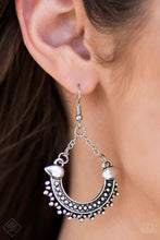 Load image into Gallery viewer, Boots and Bourbon Silver Earrings