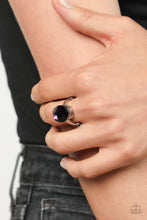 Load image into Gallery viewer, Updated Dazzle Purple Skinny Band Ring