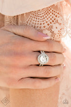 Load image into Gallery viewer, Unstoppable Sparkle White Skinny Band Ring