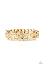 Load image into Gallery viewer, Unstoppable Shine Gold Skinny Band Ring