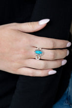 Load image into Gallery viewer, Zest Quest Blue Skinny Band Ring