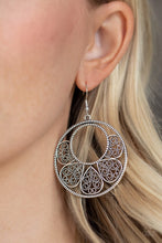 Load image into Gallery viewer, Petal Promenade Silver Earrings
