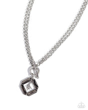 Load image into Gallery viewer, Compass Cadenza Silver Necklace