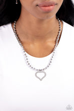 Load image into Gallery viewer, Faceted Factor Silver Necklace