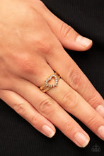 Load image into Gallery viewer, First Kisses Gold Skinny Band Ring