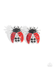 Load image into Gallery viewer, Lavish Ladybug Red Post Earring