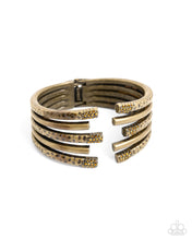 Load image into Gallery viewer, Working Wraparound Brass Hinge Bracelet