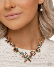 Load image into Gallery viewer, Starfish Song Blue Necklace