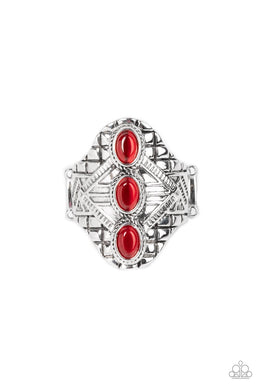 Eye Catching Cat’s Eye Red Ring