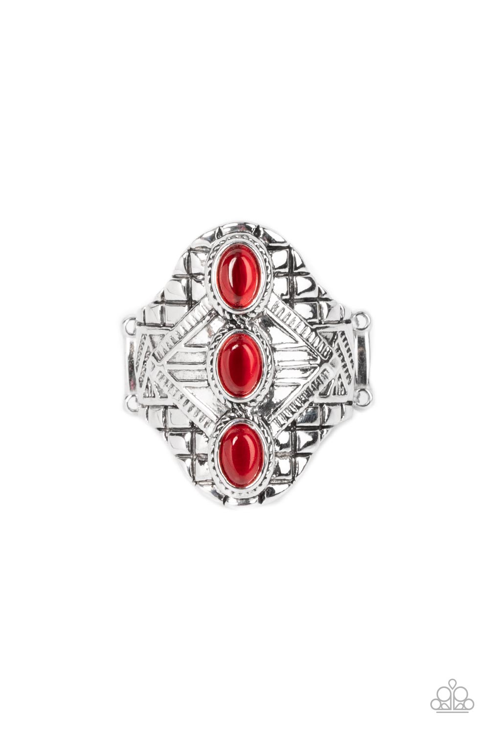 Eye Catching Cat’s Eye Red Ring