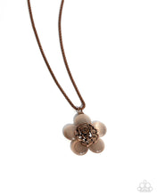 Load image into Gallery viewer, Floral Freestyle Copper Necklace