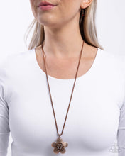 Load image into Gallery viewer, Floral Freestyle Copper Necklace