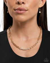 Load image into Gallery viewer, Anchored Actress Gold Necklace