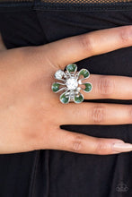 Load image into Gallery viewer, Flowering Flower Patch Green Ring