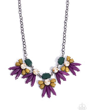 Load image into Gallery viewer, Folklore Flair Purple Necklace