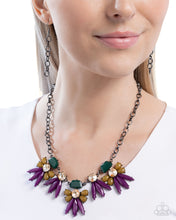 Load image into Gallery viewer, Folklore Flair Purple Necklace