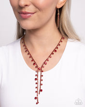 Load image into Gallery viewer, Glittery Getaway Red Necklace