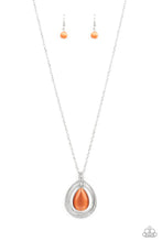 Load image into Gallery viewer, Glow and Tell orange Necklace